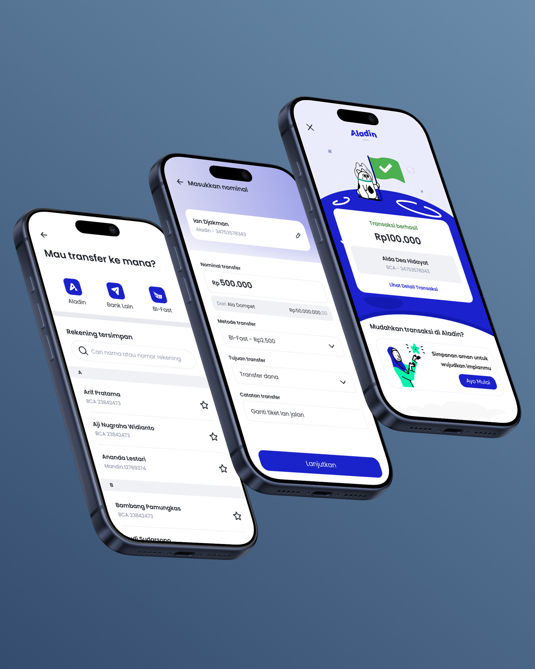 Aladin — Modernizing Sharia Banking — design detail