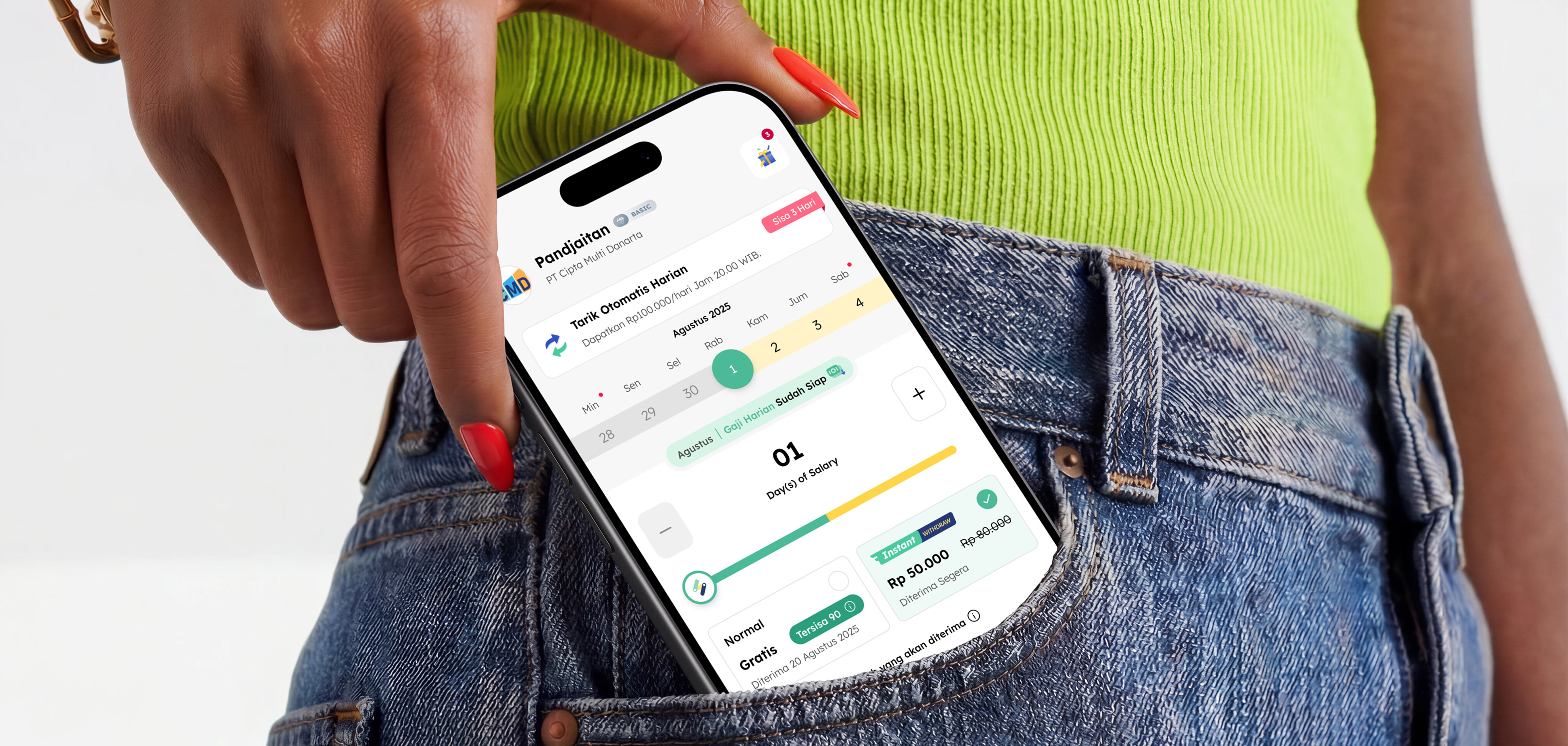 Setlary — Early Wage Access Platform — case study cover