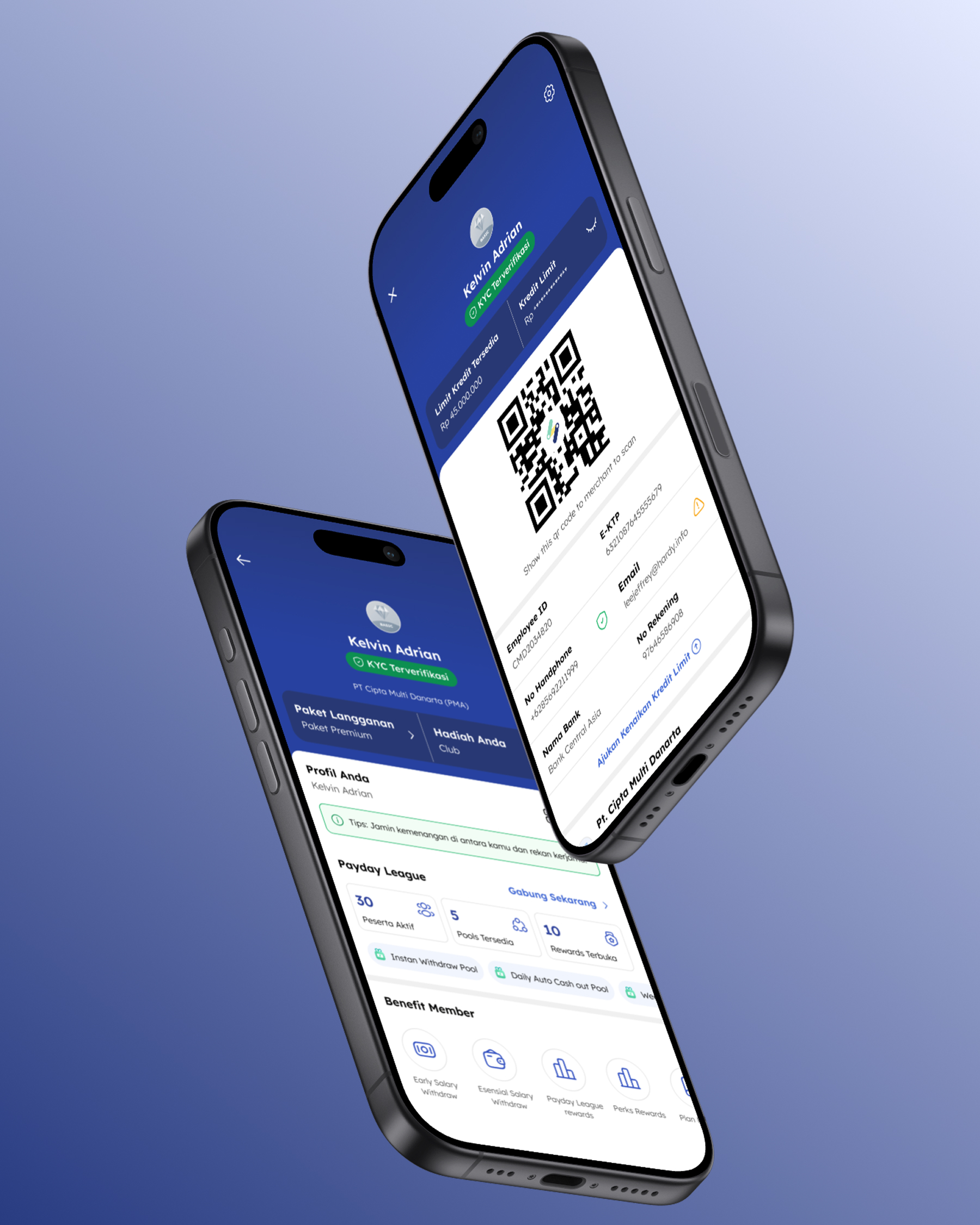 Setlary — Early Wage Access Platform — design detail
