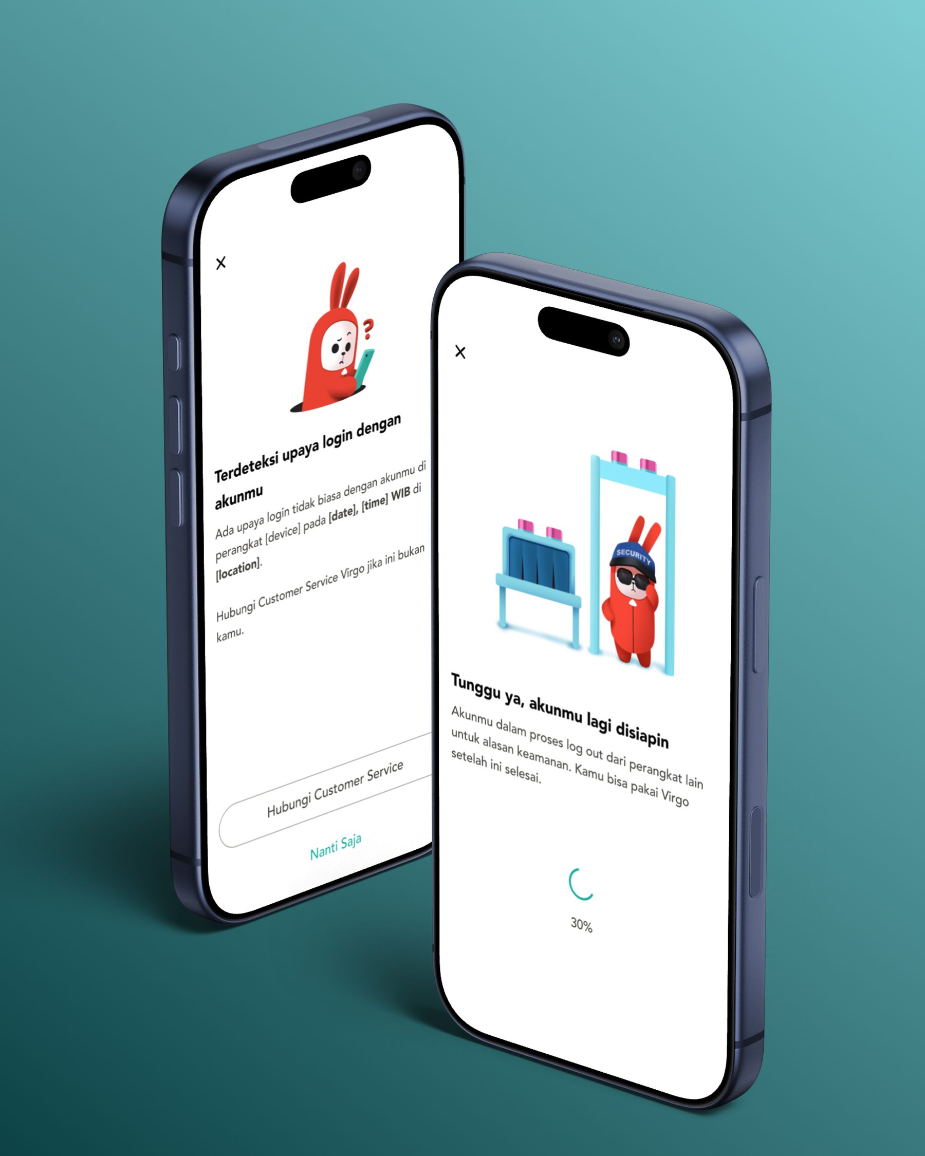 Virgo — New Device Login Security — design detail