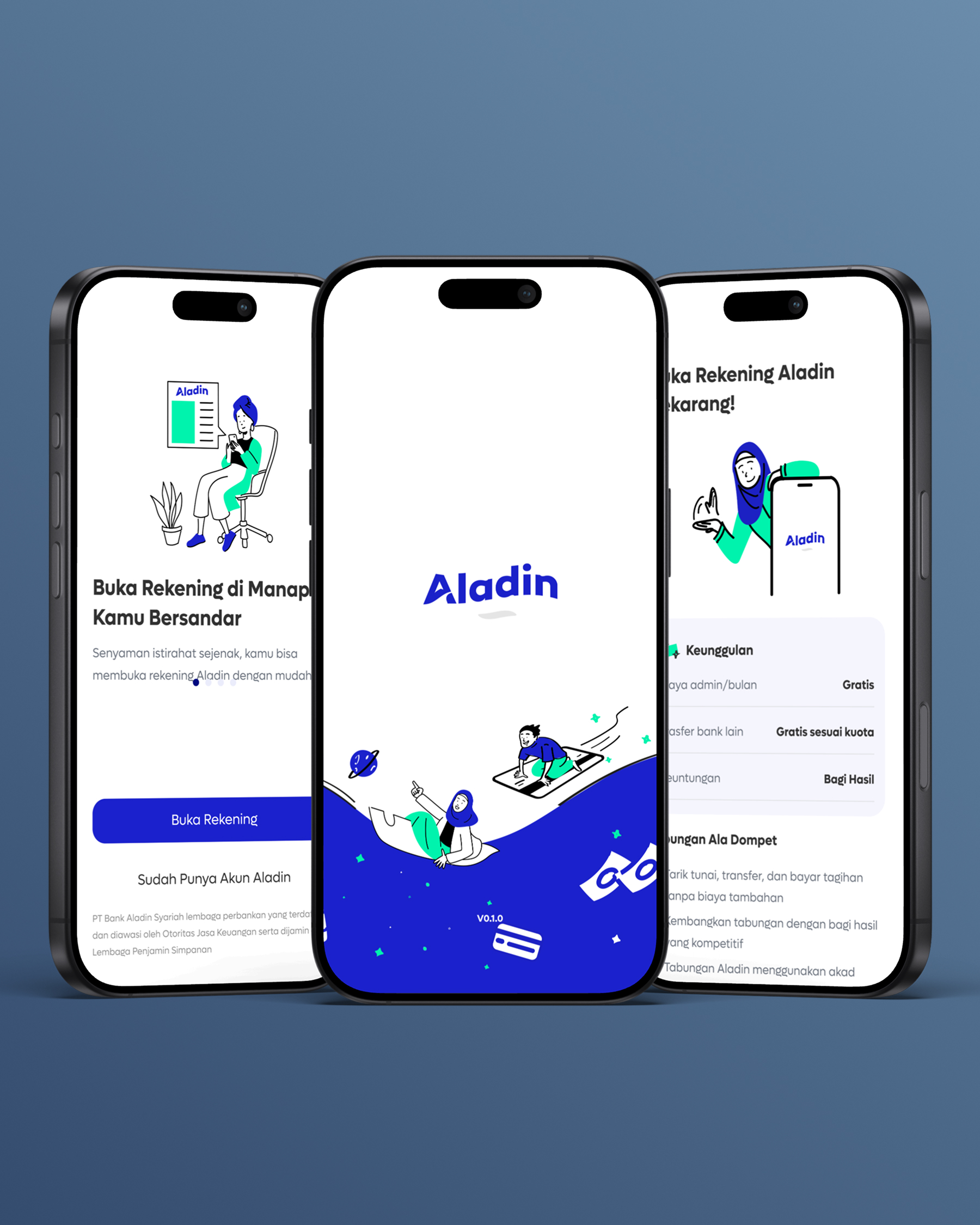 Aladin — Modernizing Sharia Banking — design detail