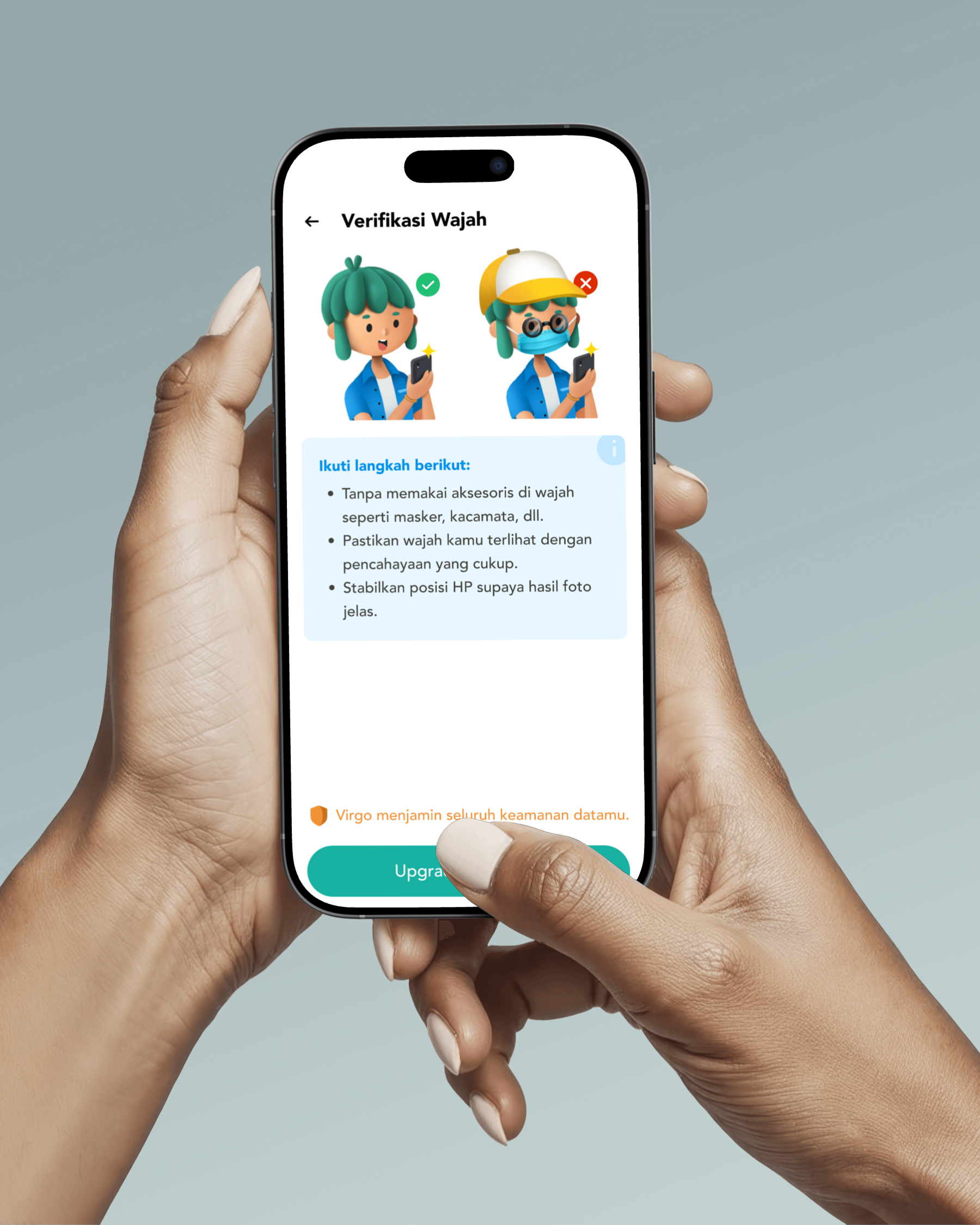 Virgo — KYC & Liveness Verification — design detail