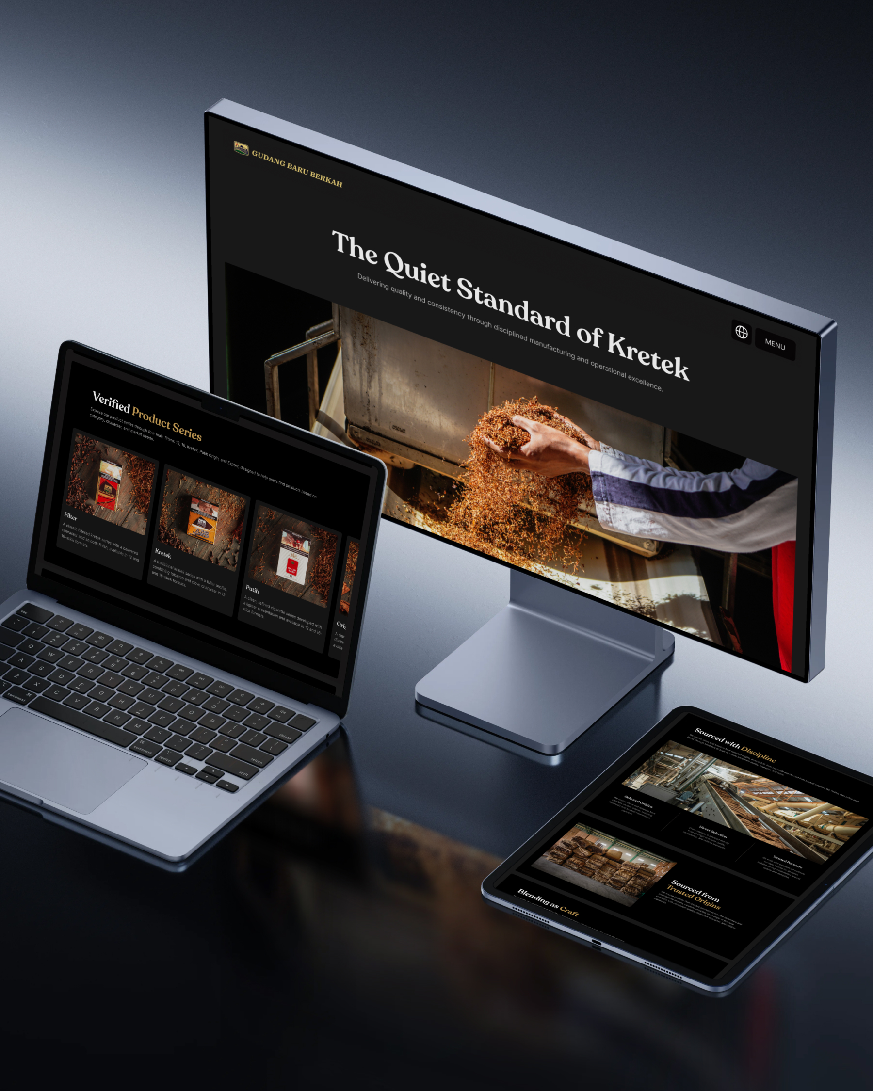Gudang Baru Berkah — The Quiet Standard of Kretek — design detail