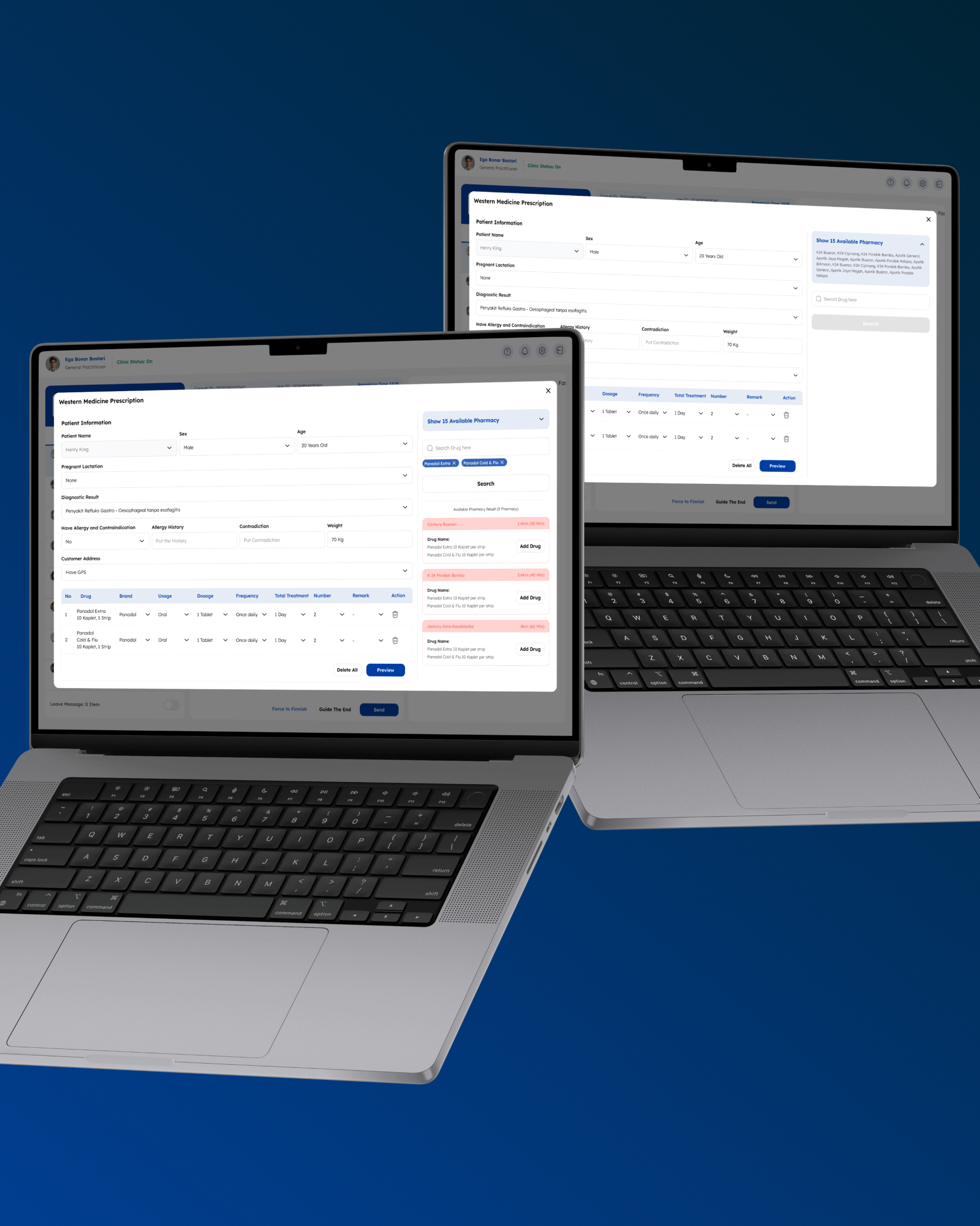 Good Doctor — Clinical Workbench Redesign — design detail